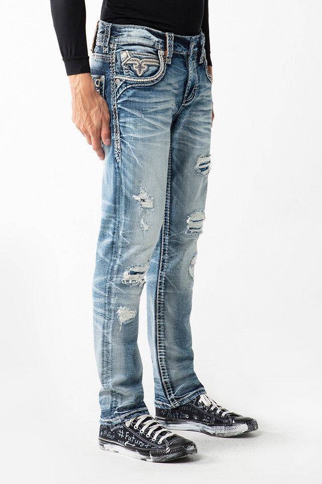 Rock Revival 'Kinsly' Alt. Straight Denim RP3690A202R - FRESH N FITTED-2 INC