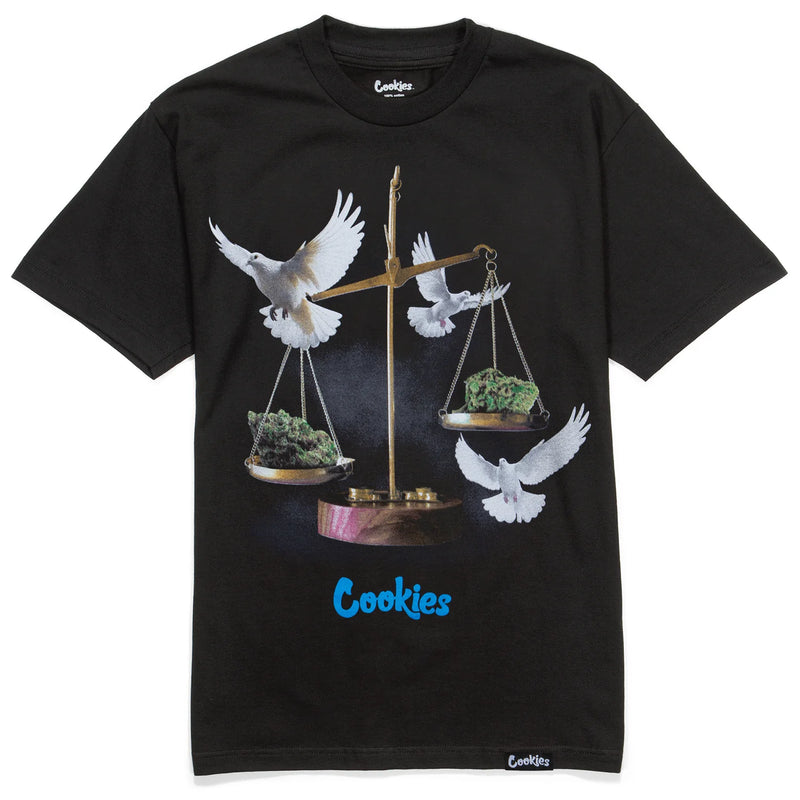 Cookies 'Scales of Justice' T-Shirt (Black) CM244TSP06