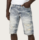 Smoke Rise Essential Shorts In Farley Blue JS24109 - FRESH N FITTED