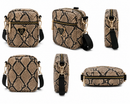 Mint Cobra Medium Cross Body Bag (Tan)