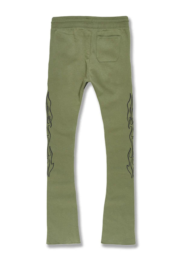 Jordan Craig Paradise Tour Stacked Sweat Pants (Sage) 8241L