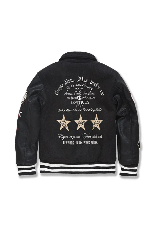 Jordan Craig 'Carpe Diem' Varsity Jacket (Black) 91648