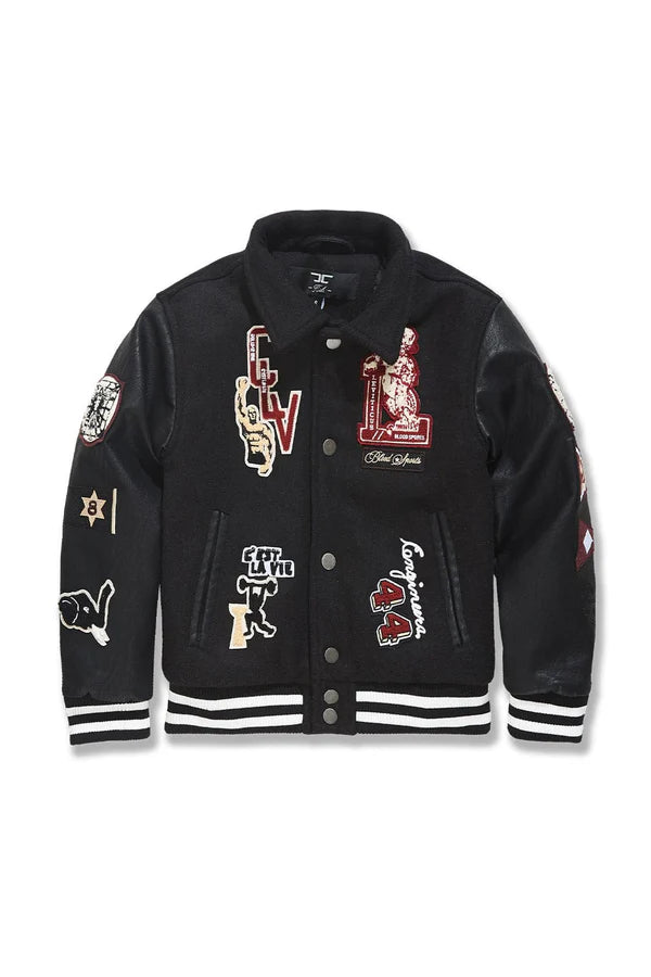 Jordan Craig 'Carpe Diem' Varsity Jacket (Black) 91648