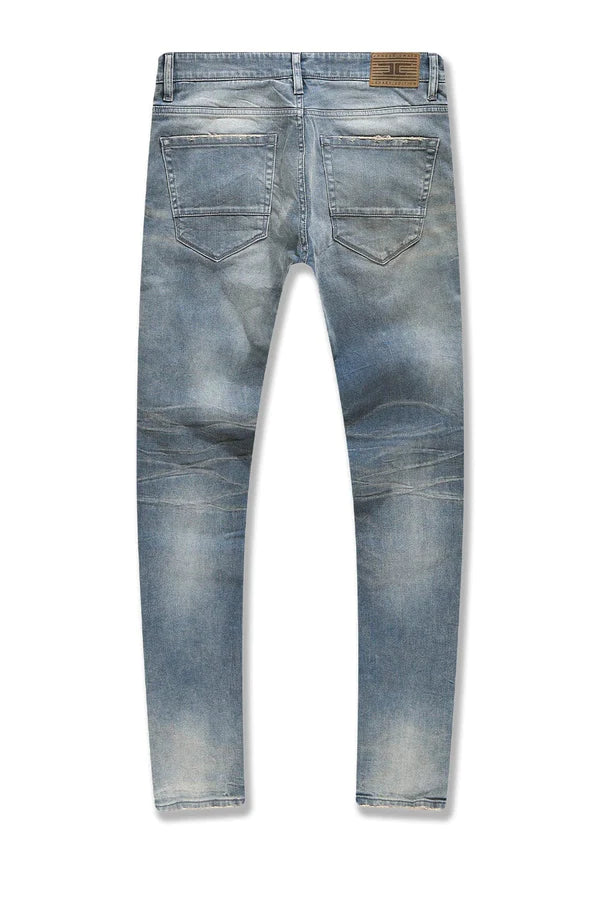 Sean - High Contrast wash Denim (smokey haze) JS1172 - Fresh N Fitted Inc