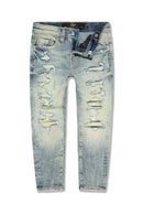 Jordan Craig Kids 'Shredded' Jeans W Shreds (Desert) JS2310K