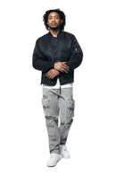 Smoke Rise 'Utility Twill Cargo' Pants (Lt. Gray) JP23527 - Fresh N Fitted Inc