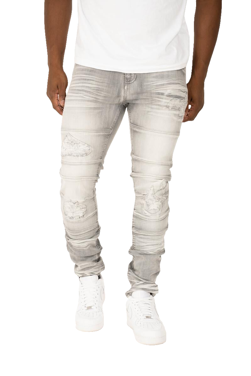 Taker Stretch Denim (Gray) B2035