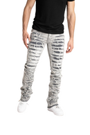 Taker 'Multi R&R' Stack Denim (Light Gray) B2086 - FRESH N FITTED
