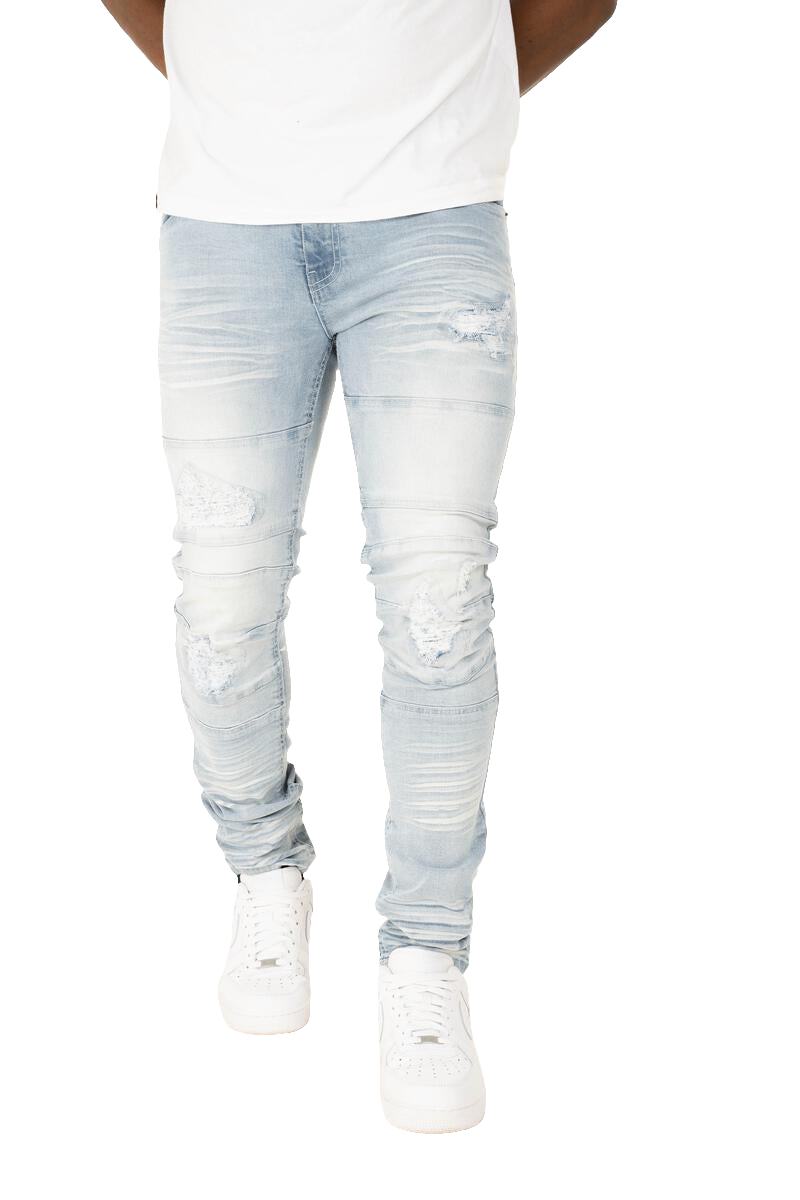 Taker Stretch Denim (Snow Ice) B2035