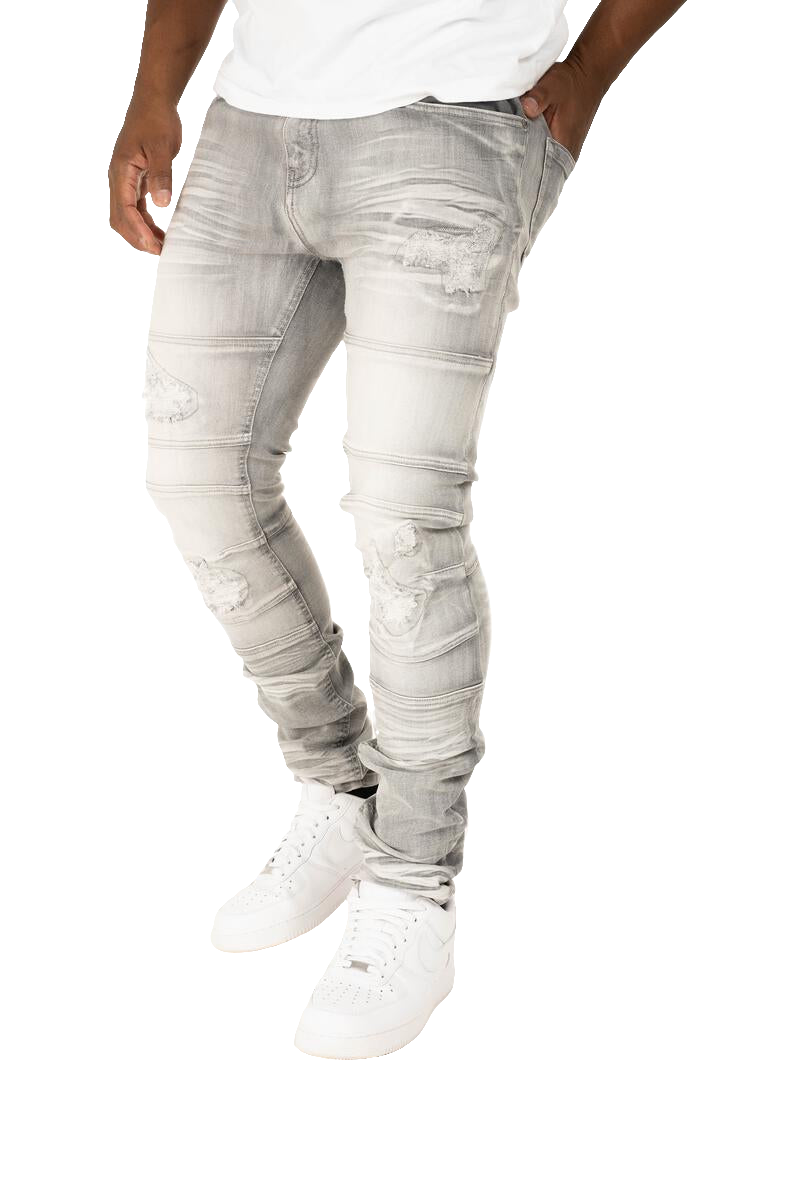 Taker Stretch Denim (Gray) B2035