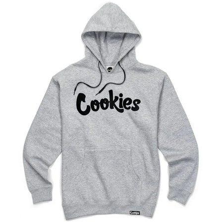 Cookies 'Original Mint' Hoodie (Heather Grey/Black) CM232HFP02 - FRESH N FITTED