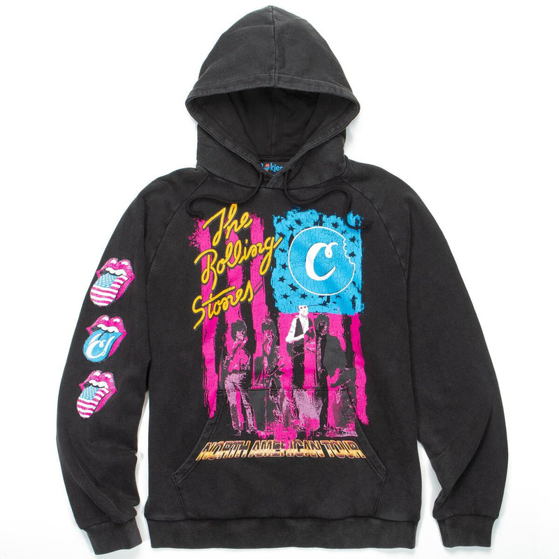 Cookies 'Flag Pullover' Hoodie (Faded Black) CM243HFC15