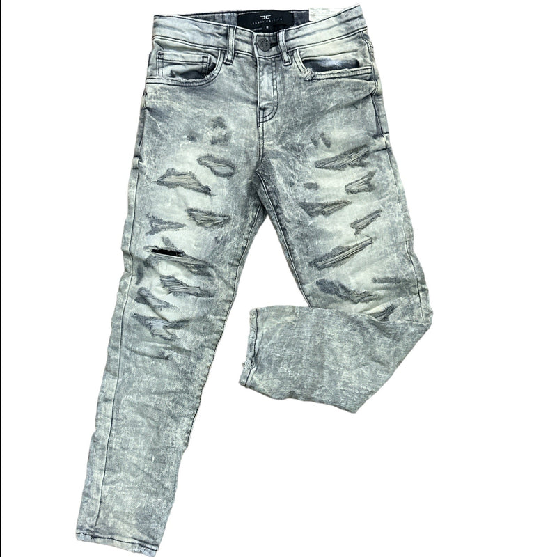 Jordan Craig Kids 'Crushed And Rolled' Denim (Bone White) JS1095B/K - Fresh N Fitted Inc