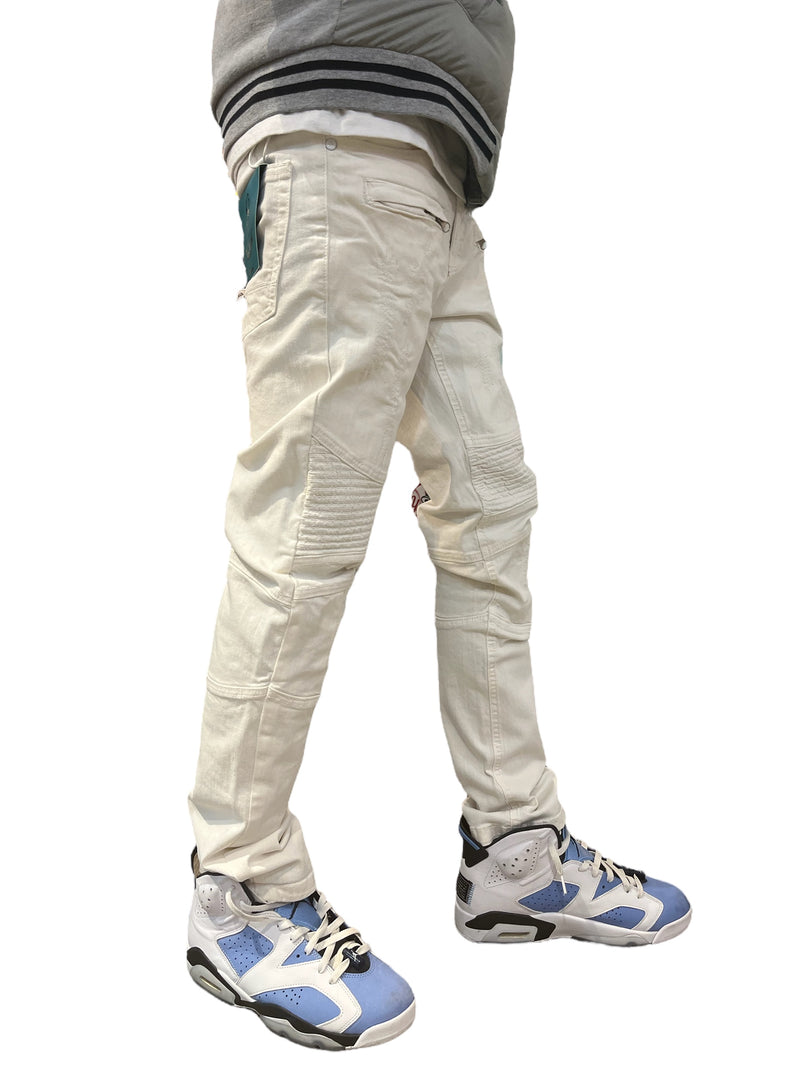 De Largent Jeans (White) FNF1001 - Fresh N Fitted Inc