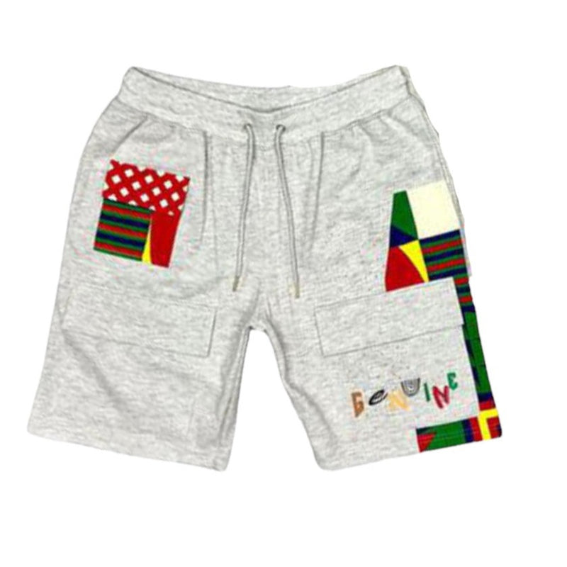 Genuine 'Hustler' Shorts (H.Grey) GN1540 - Fresh N Fitted Inc