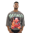 Switch 'Madness' Cropped Tee (M.Grey) SW5120 - FRESH N FITTED