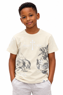 Highly Undrtd Kids Divin Aura T-Shirt In Chalk US6109K - FRESH N FITTED