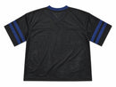 Papercut 'Saint' Cropped Jersey T-Shirt (Black) A418FM