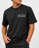 SYIP Block Letter T-Shirt In Black 2078A - FRESH N FITTED
