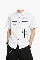 Switch Turbo Woven Shirt White SS5309 - FRESH N FITTED