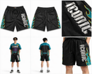 Copper Rivet Iconic Mesh Shorts In Black 611005 - FRESH N FITTED