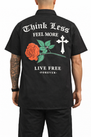 Switch Turbo Woven Shirt Black SS5309 - FRESH N FITTED