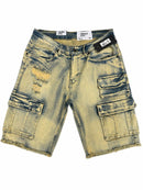 Evolution Men's Staple Denim Shorts In Ice Tint EV-2200388 - FRESH N FITTED