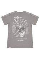 Highly Undrtd Kids Above All T-Shirt In Pewter US6110K - FRESH N FITTED