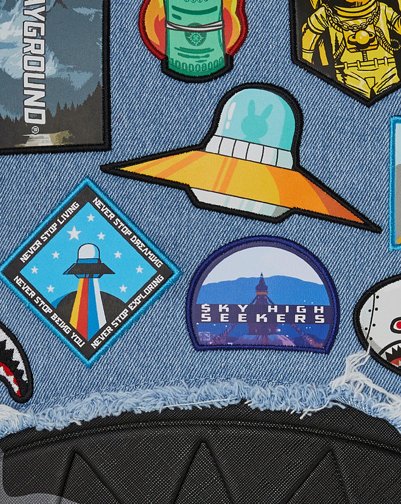 SPRAYGROUND 'Denim Tear 3am Patches' Backpack (910B8302NSZ) - FRESH N FITTED