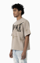 Smoke Rise 'Starry Smoke' Wide Crop Tee (Chipmunk) KT26S426 - FRESH N FITTED