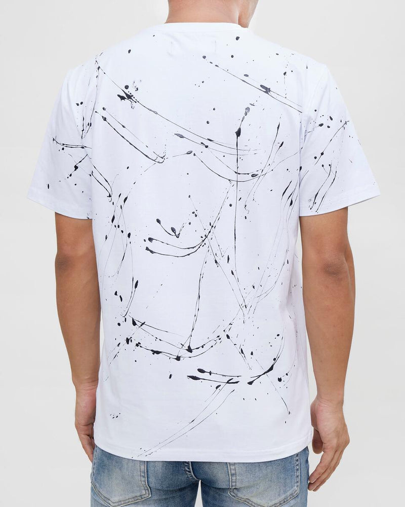 Eternity 'Splatter Paint Chiefs' T-Shirt (White) E1134149-WHT - Fresh N Fitted Inc