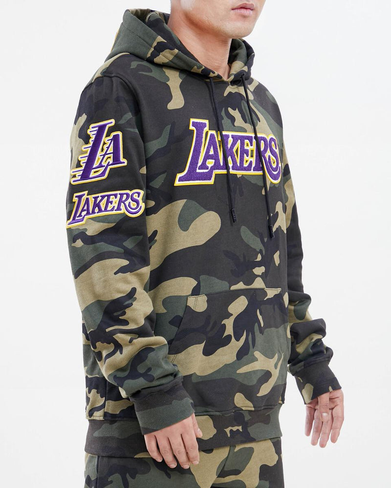 Pro Standard 'LA Lakers' Logo Pro Team Hoodie (Camo) BLL553478 - Fresh N Fitted Inc