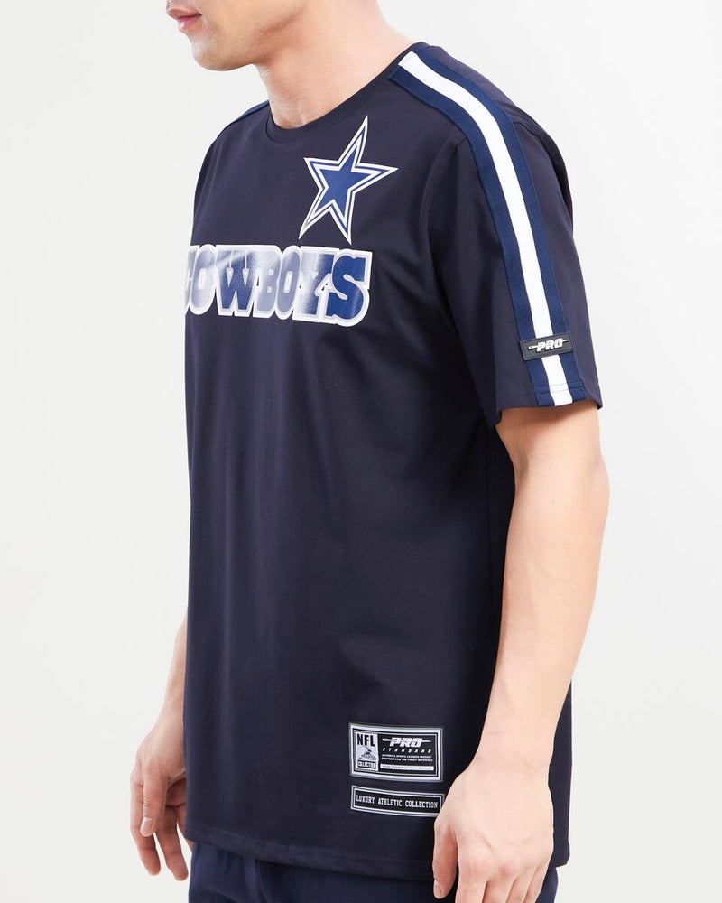 Pro Standard Dallas Cowboys Logo Pro Team Tape Shirt (Midnight Navy) FDC141907 - Fresh N Fitted Inc