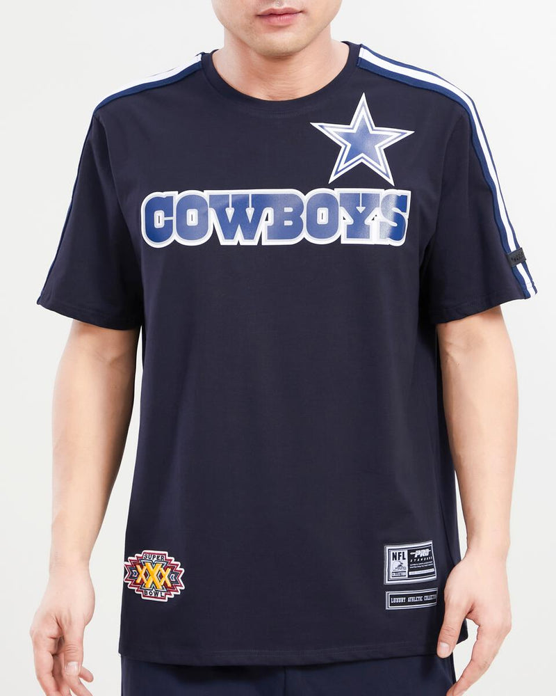 Pro Standard Dallas Cowboys Logo Pro Team Tape Shirt (Midnight Navy) FDC141907 - Fresh N Fitted Inc