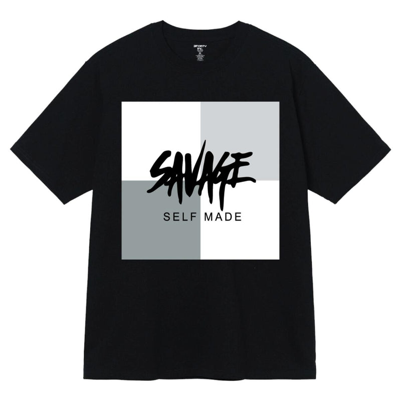 3Forty Inc. 'Self Made Savage' T-Shirt (Black) - Fresh N Fitted Inc