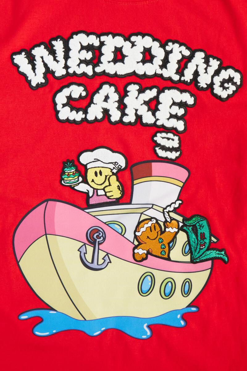 Wedding Cake 'Boat Life' T-Shirt (Red) WC1970187 - Fresh N Fitted Inc