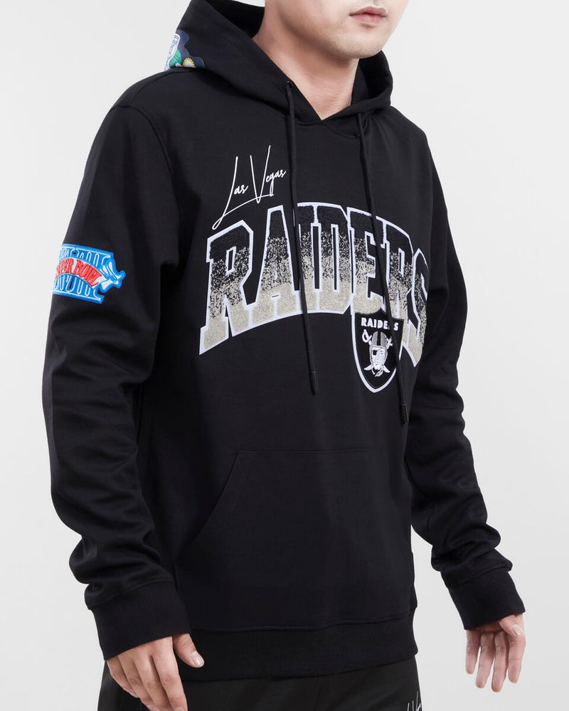 Pro Standard Las Vegas Raiders Hometown Logo Pro Team Hoodie (Black) FOR541897 - Fresh N Fitted Inc