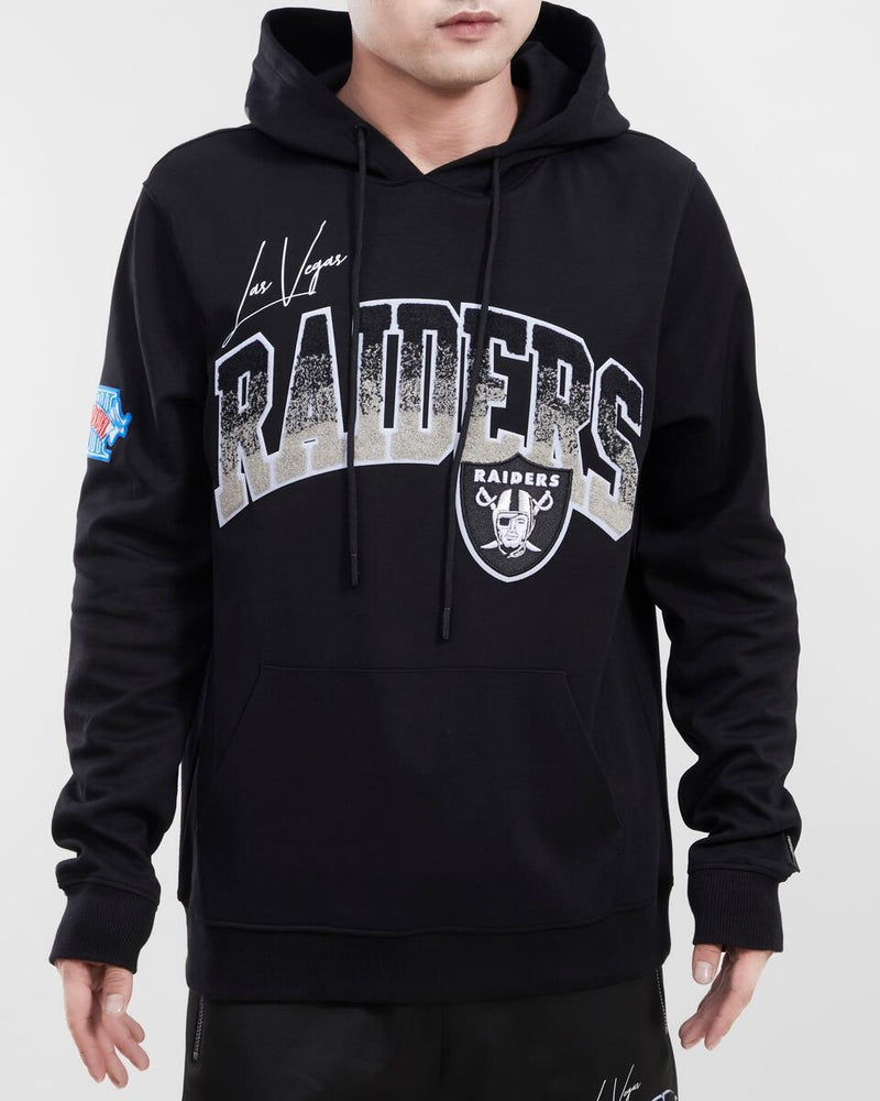 Pro Standard Las Vegas Raiders Hometown Logo Pro Team Hoodie (Black) FOR541897 - Fresh N Fitted Inc