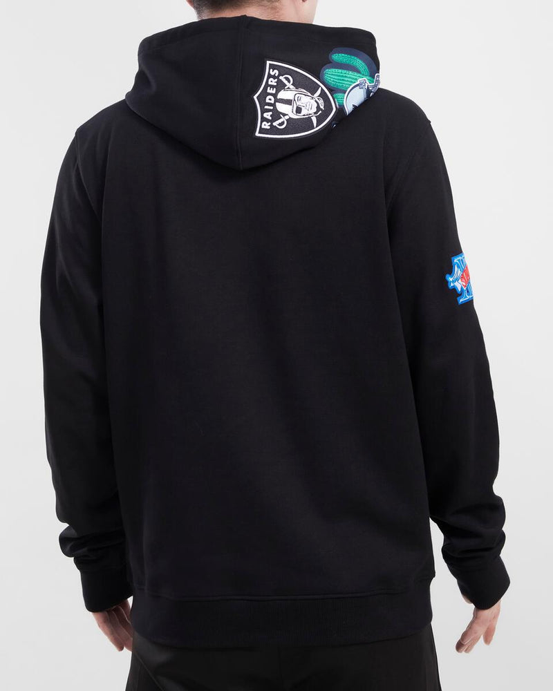 Pro Standard Las Vegas Raiders Hometown Logo Pro Team Hoodie (Black) FOR541897 - Fresh N Fitted Inc