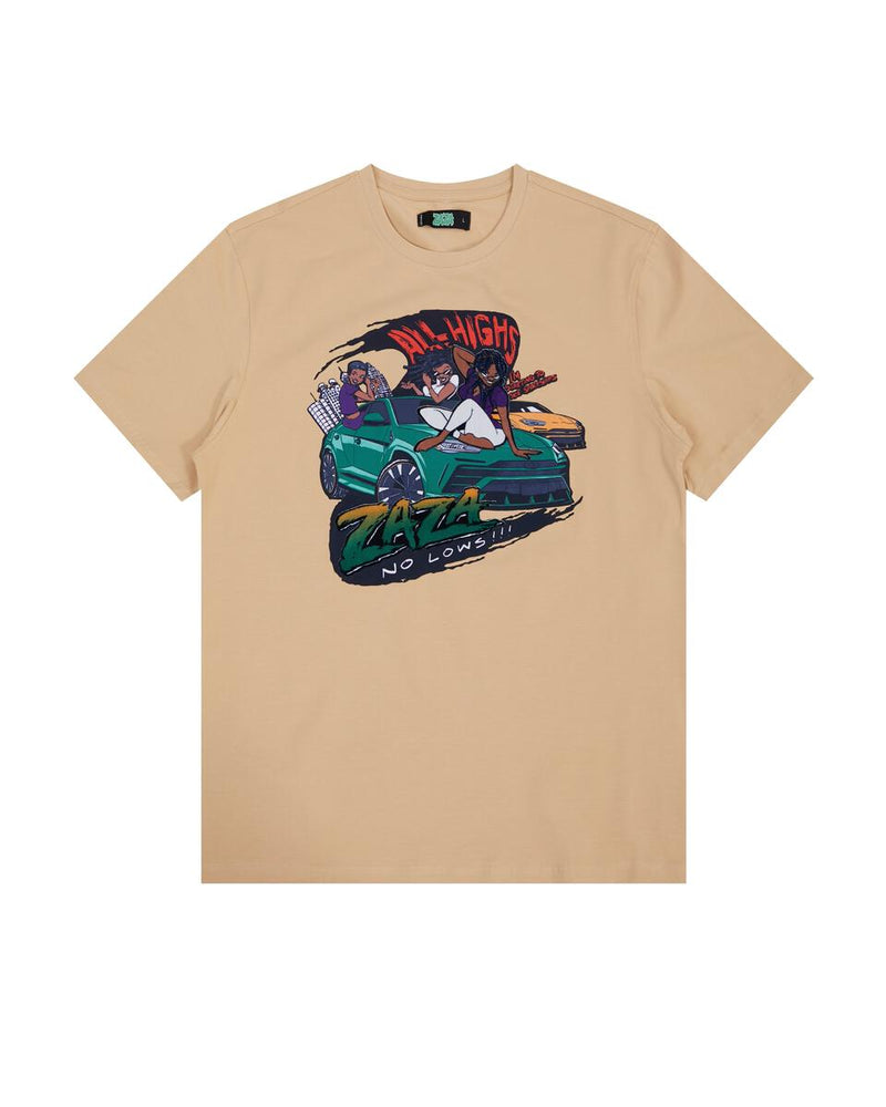 Zaza '404 Day' T-Shirt (Khaki) ZA1960023 - Fresh N Fitted Inc