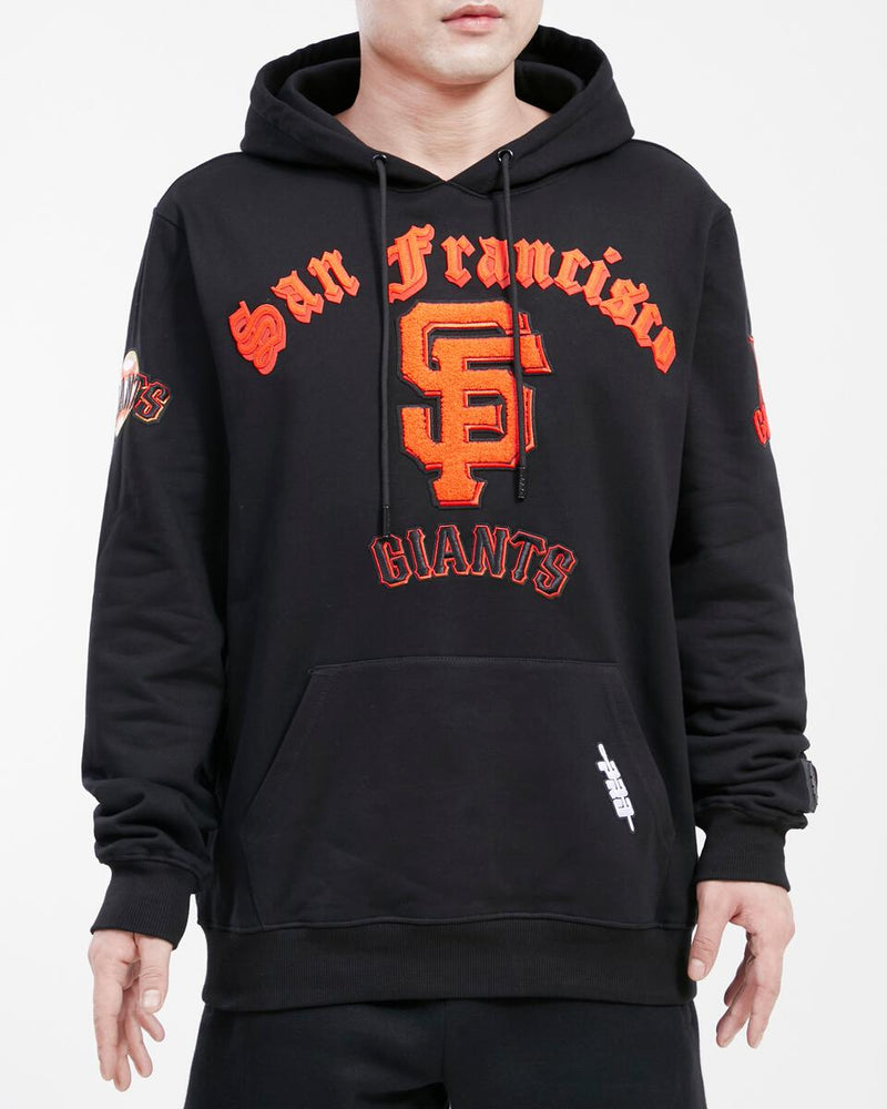 Pro Standard San Francisco Giants 'Old English' Hoodie (Black) LSG533689 - Fresh N Fitted Inc