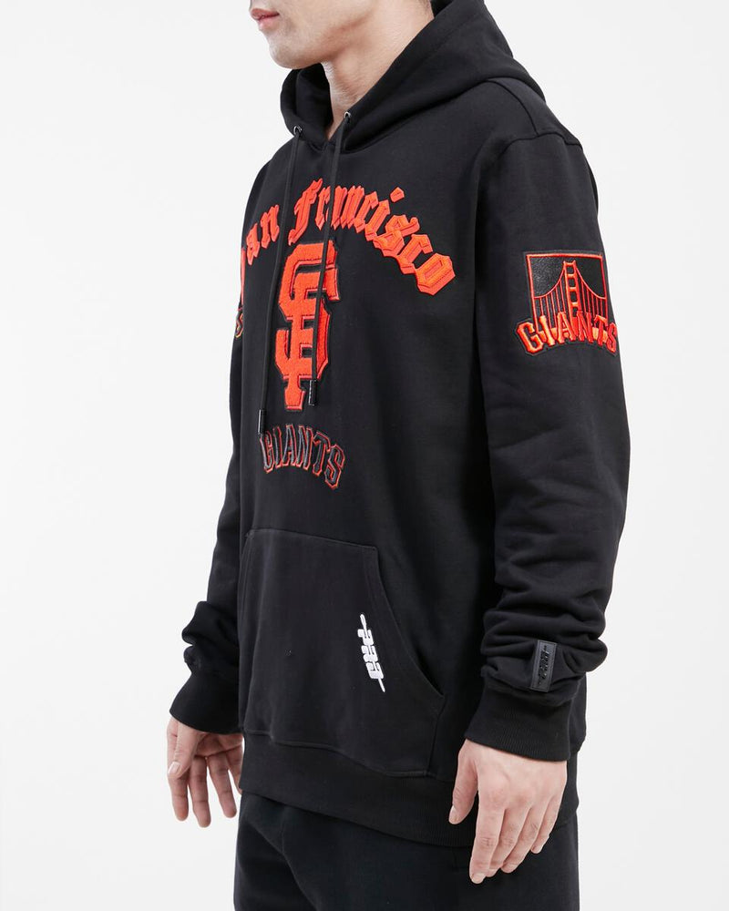 Pro Standard San Francisco Giants 'Old English' Hoodie (Black) LSG533689 - Fresh N Fitted Inc