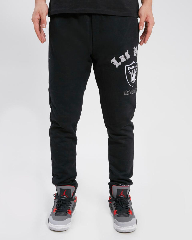 Pro Standard Las Vegas Raiders Old English Logo Joggers (Black) FOR441948 - Fresh N Fitted Inc