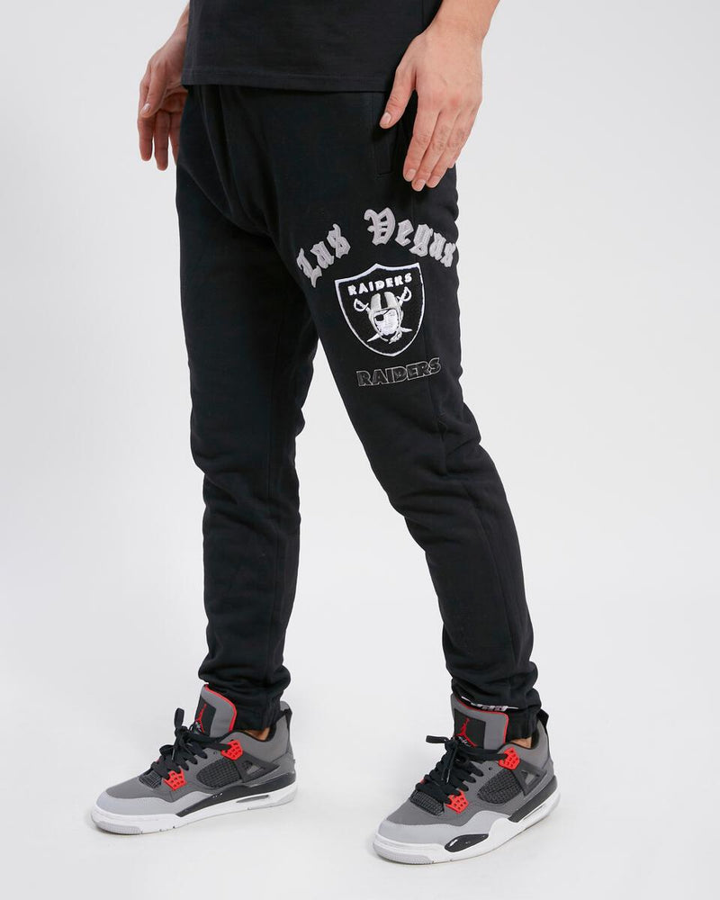 Pro Standard Las Vegas Raiders Old English Logo Joggers (Black) FOR441948 - Fresh N Fitted Inc