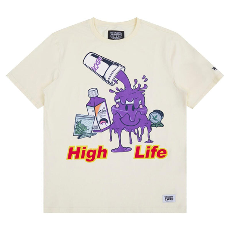 Wedding Cake 'High Life' T-Shirt (Eggshell) WC1970373 - Fresh N Fitted Inc