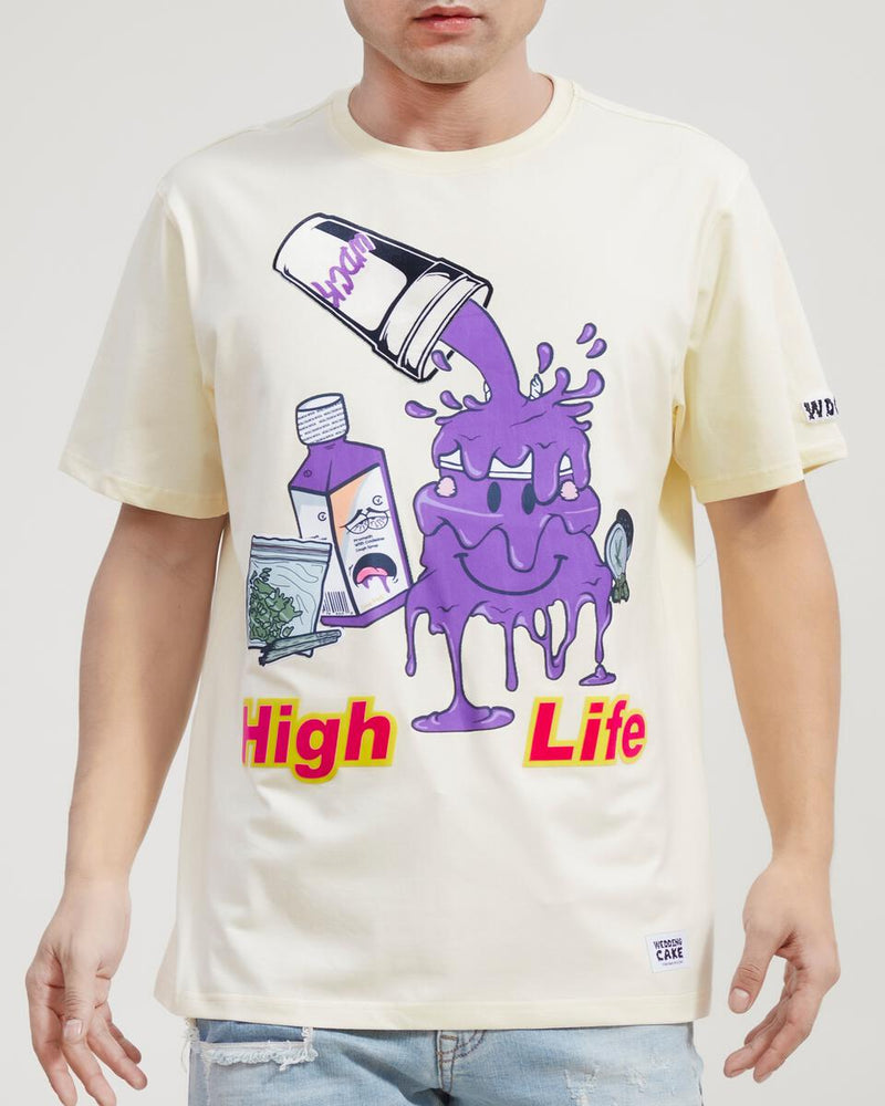 Wedding Cake 'High Life' T-Shirt (Eggshell) WC1970373 - Fresh N Fitted Inc