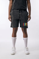 Rebel Minds 'Dead Homies' Fleece Shorts (Black) 131-904 - Fresh N Fitted Inc