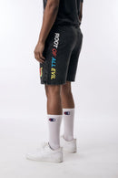 Rebel Minds 'Dead Homies' Fleece Shorts (Black) 131-904 - Fresh N Fitted Inc