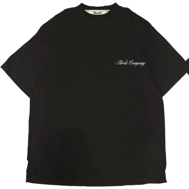 Birds "Defined By Lines" Black Oversized S/S T-Shirt - Fresh N Fitted Inc