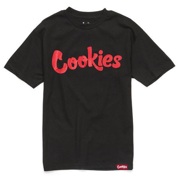 Cookies 'Original Mint' T-Shirt (Black/Red) - Fresh N Fitted Inc